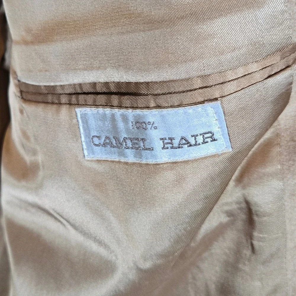 100% Camel Hair Blazer Mens Tan Sport Coat PBM Maillards Crafted in Philadelphia